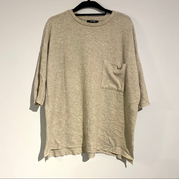 ZARA  - OVERSIZED SUPER SOFT TOP - Picture 1 of 4